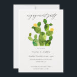 INVITATION FIANÇAILLES DE FLEURS CACTUS DE DÉSERT DE COULEUR<br><div class="desc">Si vous avez besoin d'une personnalisation ou d'autres éléments correspondants,  n'hésitez pas à me contacter à l'adresse yellowfebstudio@gmail.com</div>