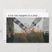 Invitation Fiançailles de la nouvelle année Enregistrer le Ca (Devant)