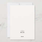 Invitation Fiançailles de la pile de champagne (Dos)