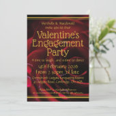 Invitation Fiançailles de la Saint-Valentin Écriture Chrétien (Debout devant)