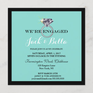 Invitation Fiançailles de la suite Mariage BRIDE & CO