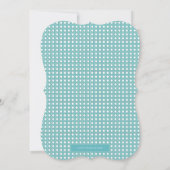 Invitation Fiançailles de Luau (Dos)