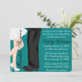 Invitation Fiançailles/Douche nuptiale Couple Cute (Debout devant)