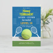 Invitation Fiançailles du club de tennis (Debout devant)