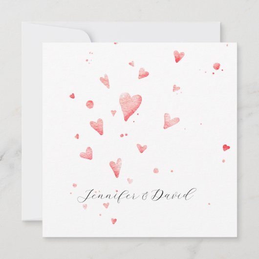 Invitation fiançailles Fireworks (Dos)