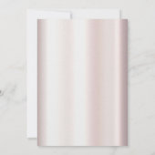 Invitation Fiançailles Fleur de Pivoine Aquarelle (Dos)