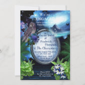 Invitation Fiançailles Galaxy Portal (Devant)