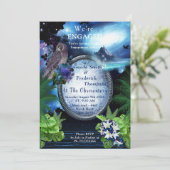 Invitation Fiançailles Galaxy Portal (Debout devant)