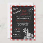 Invitation Fiançailles italienne Buon Appetito (Devant)