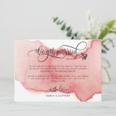 Invitation Fiançailles Mariage, Annonce de Mariage en Fuite (Debout devant)