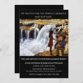 Invitation Fiançailles - Photo Contexte Virginie-Occidentale- (Devant / Derrière)