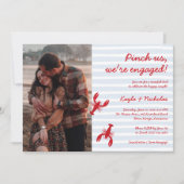 Invitation Fiançailles photo Crawfish Boil Pinch Us (Devant)