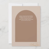 INVITATION FIANÇAILLES PHOTO MODERNE - Couleurs mi (Dos)