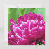 Invitation Fiançailles Red Peony (Dos)