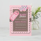 Invitation Ficelle faite sur commande de douche de bébé de (Debout devant)