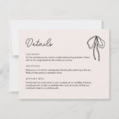 Invitation Fiche de boîtier pour détails du ruban lunaire (Devant)