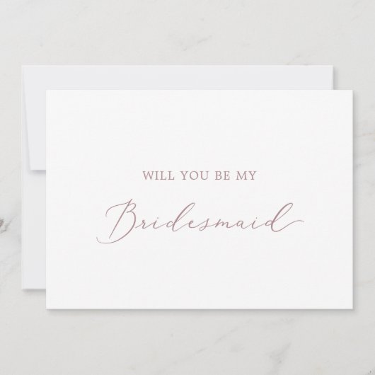 Invitation Fiche de proposition d'aide-mémoire Rose en or (Devant)