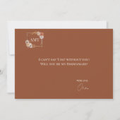 Invitation Fiche de proposition de la servante d'automne Flor (Dos)