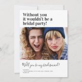 Invitation Fiche de proposition de l'aide-ménagère photo amus (Devant)