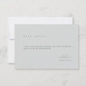 Invitation Fiche de proposition d'une bonne d'enfant Élégante (Dos)