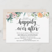 Invitation Fiche d'invitation de Brunch Mariage Rustic Dusk P (Devant / Derrière)