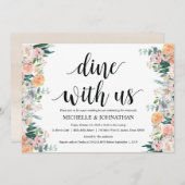 Invitation Fiche d'invitation de Brunch Mariage Rustic Dusk P (Devant / Derrière)