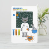 Invitation Fiche d'invitation du professeur Cat (Debout devant)