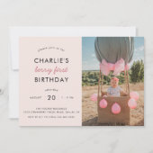 Invitation Fields fraises Berry Premier anniversaire | Photo (Devant)