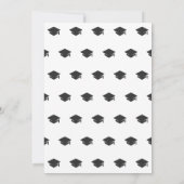 Invitation Fier Simple Moderne Fier Maman Et Papa Graduation (Dos)