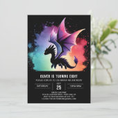 Invitation Fierce Dragon Anniversaire (Debout devant)