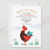 Invitation fière de coq (Devant)