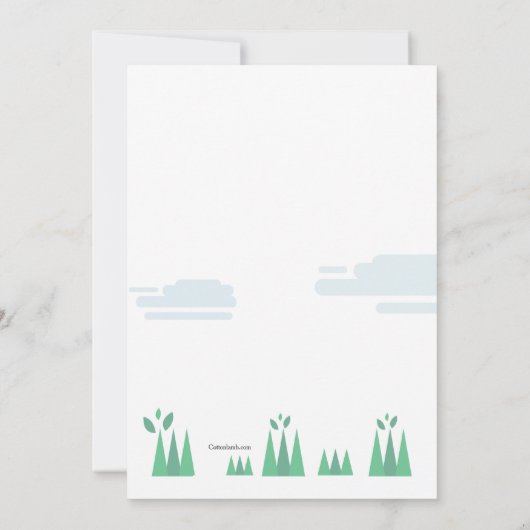 Invitation fière de coq (Dos)