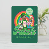Invitation Fière et irlandaise St Patrick Custom LGBTQ+ (Debout devant)
