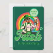 Invitation Fière et irlandaise St Patrick Custom LGBTQ+ (Devant)