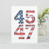 Invitation Fière Maga 47e inauguration gagnée de Trump (Debout devant)