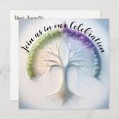Invitation Fierté Arbre de vie (Devant / Derrière)