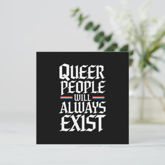 Invitation Fierté queer La fierté queer Les personnes queer e (Debout devant)