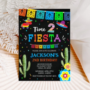 Invitation Fiesta 2 Anniversaire