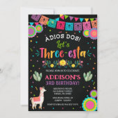 Invitation Fiesta 3e anniversaire (Devant)