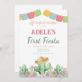 Invitation Fiesta Anniversaire Fiesta Invitation (Devant / Derrière)