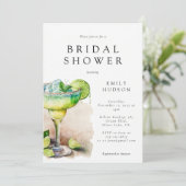 Invitation Fiesta Aquarelle Nuptiale douche (Debout devant)