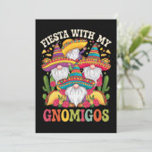 Invitation Fiesta Avec Mes Gnomigos Gnome Cinco De Mayo (Debout devant)