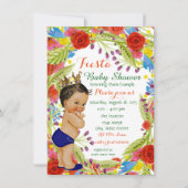 Invitation Fiesta Baby Boy Douche (Devant)