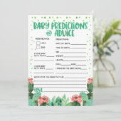 Invitation Fiesta Baby Predictions Conseil Baby shower Jeu (Debout devant)