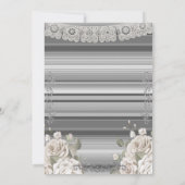 Invitation Fiesta Baby shower Charro Argent (Dos)