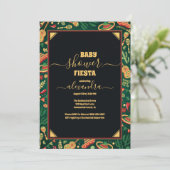 Invitation Fiesta Baby shower mexicain Fun (Debout devant)