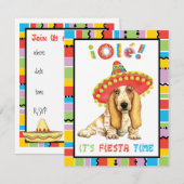 Invitation Fiesta Basset (Devant / Derrière)
