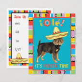 Invitation Fiesta Brussels Griffon (Devant / Derrière)