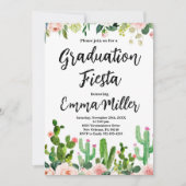 Invitation Fiesta Cactus (Devant)