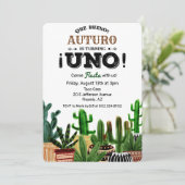 Invitation Fiesta Cactus premier anniversaire (Debout devant)